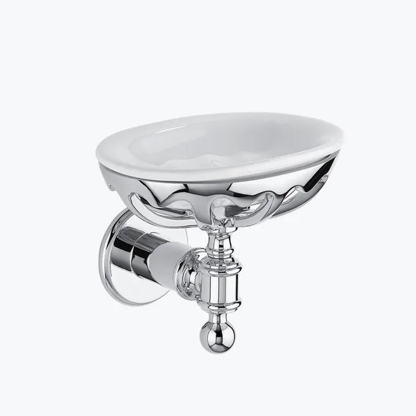  Volevatch Porte-savons et porte-verre Porte-savon mural coupelle porcelaine bras droit