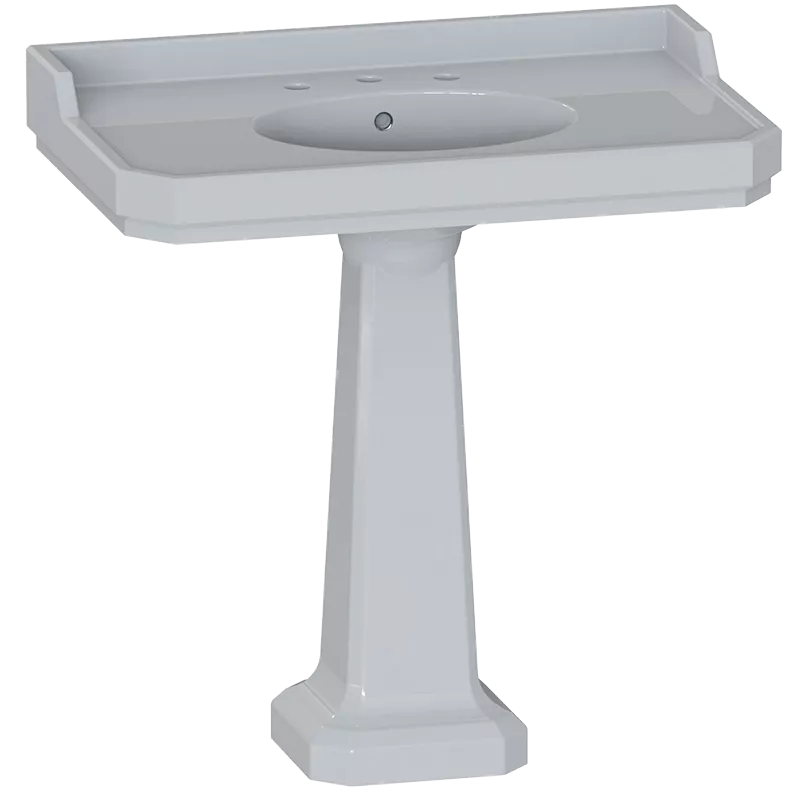 Lavabo Art Déco, 90x56cm