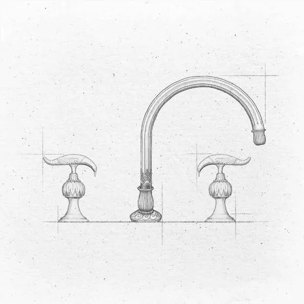 Siphon décoratif pour lavabo