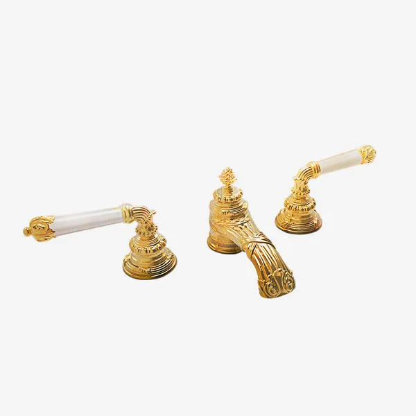  Volevatch Marie Antoinette Marie Antoinette Miscelatore 3 fori su piano,con scarico integrato