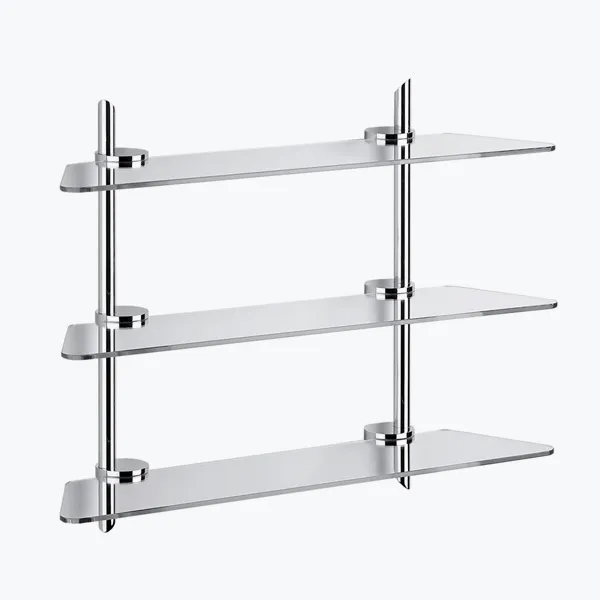 Etagère trapézoïdale triple Lg 600 mm