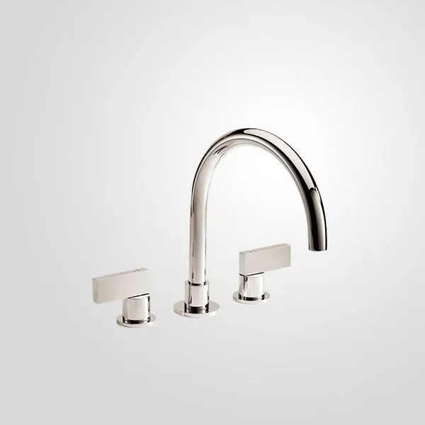 Mélangeur lavabo Ø 22 sur plan, bec mobile