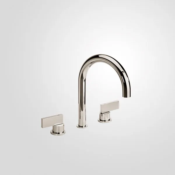  Volevatch Robinetterie Mélangeur lavabo Ø22 sur plan, bec fixe 