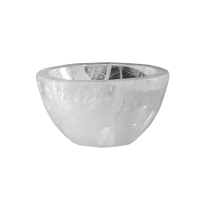  Volevatch Sanitaires Vasque en Cristal de Roche ronde