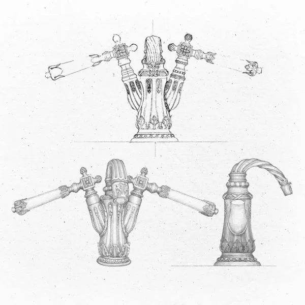  Volevatch Versailles Monotrou bidet, sans vidage intégré